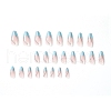 24Pcs 12 Size Teardrop Plastic False Nail Tips MRMJ-PW0001-09-2