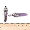 Natural Amethyst Pendants G-M450-01P-10-3