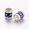 Enamel Alloy European Beads EA8640-S-2