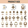 Tibetan Style Alloy Chandelier Components Links and Iron Chandelier Component Links PALLOY-TA0001-56AB-15