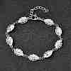 304 Stainless Steel Ladybug Link Bracelets for Women BJEW-K226-15B-P-2