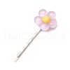 Resin Flower Hair Bobby Pins PHAR-JH00133-4
