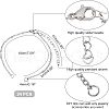Unicraftale 304 Stainless Steel Cable Chain Bracelet Making MAK-UN0001-23-5