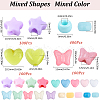 SUNNYCLUE 700Pcs 11 Styles Opaque Acrylic Beads MACR-SC0001-73-2