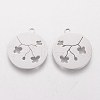 Non-Tarnish 201 Stainless Steel Pendants STAS-Q201-T401-2