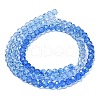 Transparent Painted Glass Beads Strands X1-DGLA-A034-T4mm-A01-5