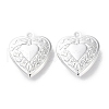 Rack Plating Brass Locket Pendants KK-F090-03S-1