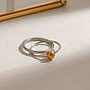 304 Stainless Steel Double Rings RJEW-V014-05GP-1