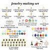 DIY Polymer Clay Stretch Charms Bracelets Making Kits DIY-YW0011-63-3