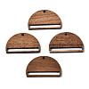 Walnut Wood Pendants WOOD-S054-44-1