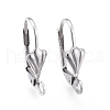 Tarnish Resistant 304 Stainless Steel Leverback Earring Findings X-STAS-K198-02P-1