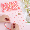 SOFPLATE 500Pcs Rubberized Style Imitated Silicone Acrylic Beads MACR-SP0001-07C-3