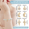 Beebeecraft 18Pcs 3 Style Brass Micro Pave Cubic Zirconia Charms KK-BBC0011-54-2