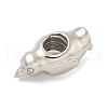 304 Stainless Steel European Beads STAS-S183-04D-P-2