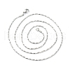 304 Stainless Steel Coreana Chain Necklaces X-NJEW-I248-20P-2