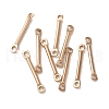 Ion Plating(IP) 304 Stainless Steel Connector Charms STAS-Q323-06B-RG-1