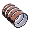 SUPERFINDINGS 5 Rolls 5 Styles Polyimide Heat-resistant Cloth Tape AJEW-FH0004-99-1