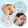 DIY Flower Earring & Finger Rings Making Kit DIY-SZ0008-48-7