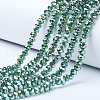 Electroplate Glass Beads Strands EGLA-A034-T4mm-C03-1