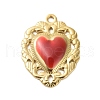 304 Stainless Steel Enamel Pendants STAS-K303-04G-04-1