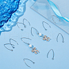 Unicraftale 304 Stainless Steel Earring Hooks STAS-UN0058-95P-2