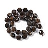 Natural Bronzite Beads Strands G-O201B-137G-4