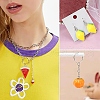 10Pcs 10 Styles Autumn Theme Resin Pendants FIND-YW0005-42-6