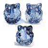Transparent Spray Paint Glass Beads X1-GLAA-H035-01J-1