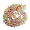 Transparent Crackle Glass Beads Strands GLAA-U004-01G-2