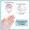 SOFPLATE Transparent Electroplate Glass Beads Strands EGLA-SP0001-05B-2