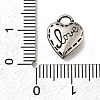 Retro 304 Stainless Steel Charms STAS-L284-18AS-03-3