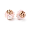 Handmade Resin Indonesia Round Beads IPDL-P005-09KCG-01-2