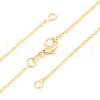 Brass Cable Chain Necklace Making NJEW-D302-78G-1