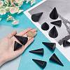Fingerinspire 12Pcs 6 Style Wooden Ring Displays RDIS-FG0001-17-3