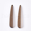 Resin & Walnut Wood Big Pendants RESI-T035-05-1