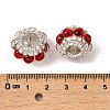 Sparkling Acrylic Rhinestone Round Beads OACR-NH0002-01B-03-3
