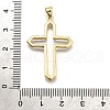 Brass Micro Pave Cubic Zirconia Pendants KK-K401-23G-3