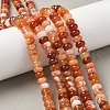 Natural Banded Agate Beads Strands G-F790-I01-01E-1