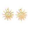 304 Stainless Steel Stud Earrings for Women EJEW-B121-01G-02-4