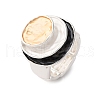 Zinc Alloy & Enamel Stretch Finger Rings for Women RJEW-M101-01C-G-4