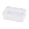 Rectangle Plastic Bead Storage Containers CON-T003-06-3