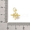 Brass Micro Pave Cubic Zirconia Pendants KK-V008-09G-3