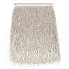 BENECREAT 1 Yard Plastic Bugle Bead Tassel Trimming OCOR-BC0006-60A-1