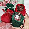  Velvet Jewelry Bags with Drawstring & Plastic Imitation Pearl TP-NB0001-20A-4