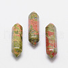 Mother's Day Gifts Faceted Natural Unakite Healing Stones G-K014-30mm-01-1