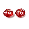 Handmade Lampwork Enamel Beads LAMP-S079-01E-2