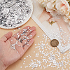 GOMAKERER 100G PVC Ornament Accessories Plastic Paillettes FIND-GO0003-44-3
