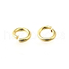 Brass Open Jump Rings KK-V007-004G-09-2