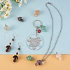 5Pcs Natural Natural Amethyst Pendants G-SZ00001-87E-3