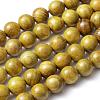 Natural Bocote Beads Strands X-WOOD-F006-05-10mm-1